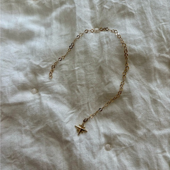 SOLD Solid 14k gold Gilted Thread bracelet with Waymaker charm - Picture 5 of 8